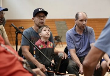 Native Americans Drumming